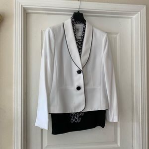 Woman’s suit and skirt set with shirt